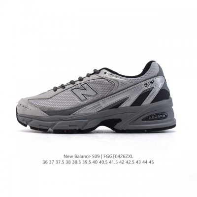 新款 新百伦 New Balance 509系列中性款复古休闲鞋 小红书爆款 新款百搭休闲款老爹鞋 缓震休闲鞋 透气轻质系带轻便运动鞋，这款舒适的鞋子灵感来源于