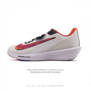 公司级 耐克 Nike Rival Fly 4 男子公路跑步鞋 低帮减震2025新款 厚底增高运动老爹鞋。前足 Air Zoom 缓震配置，缔造出众回弹的迈步体