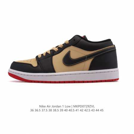 真标 耐克 乔丹Air Jordan 1 Low Aj1 乔1 乔丹1代Aj1 低帮复古文化休闲运动篮球鞋。从1985 年面世的元年款汲取设计灵感，采用简洁大方 - 点击图像关闭