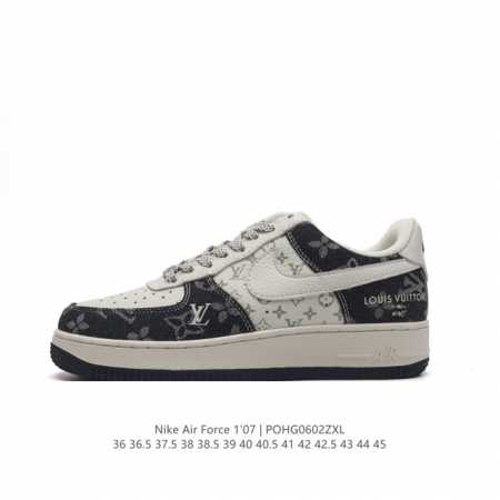 耐克 Nike Air Force 1 '07 Low 空军一号含气垫 低帮百搭厚底增高休闲运动板鞋。柔软、弹性十足的缓震性能和出色的中底设计，横跨复古与现代的 - 点击图像关闭