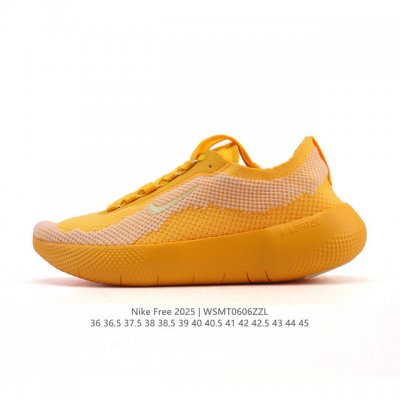 新品 耐克 Nike Free 2025 男女子跑步训练鞋 Hf1078-002 Free 2025 公路运动跑步鞋，采用 Flyknit 飞织材料，助你在运动