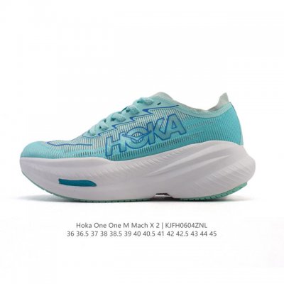 公司级 全新升级的Hoka Mach X 2 运动跑步鞋 Hok鞋款，真的是跑步和日常穿搭的双重享受！这款鞋不仅在路跑竞训领域表现出色，日常穿着也非常舒适，颜值