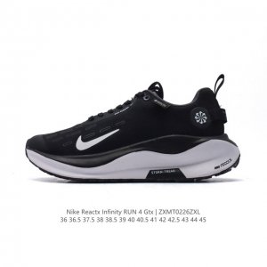 耐克 Nike Infinity Run 4 Gore-Tex 男女子防水公路跑步鞋 厚底增高百搭老爹运动鞋。Nike Reactx 泡绵提供高出 Nike R
