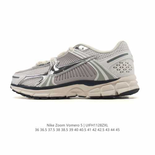 Nike 耐克夏季 Zoom Vomero 5 运动鞋休闲训练跑步鞋，Nike Zoom Vomero 5 运动鞋妥帖包覆足部，提供透气支撑效果。耐穿材料组合设