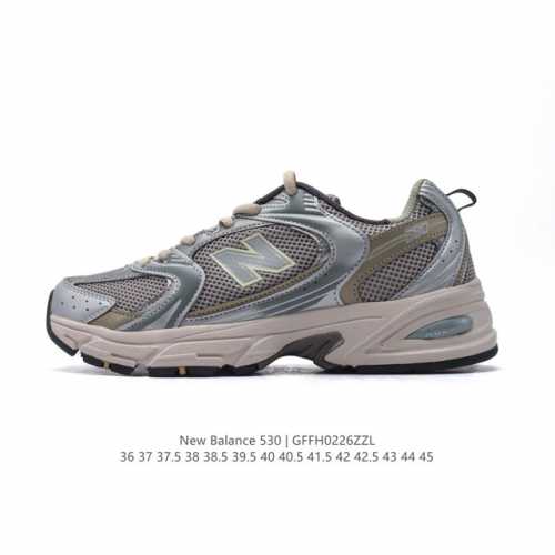 真标 新百伦 Nb530 New Balance 530 复跑古鞋 厚底增高老爹鞋 缓震运动慢跑鞋。Nb530这鞋双确实是Nb家经复典古款式之一，以全科新技诠释