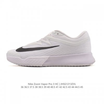 公司级Nike Vapor pro 3 耐克 百搭舒适 透气支撑 低帮网球鞋 货号：Fz2161-101 码数：36 36.5 37.5 38 38.5 39