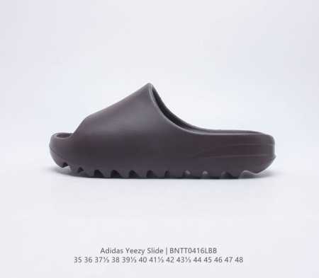 公司级 阿迪达斯 Adidas Yeezy Slide 经典运动拖鞋时尚厚底增高男女一字拖鞋 Yeezy Slide椰子拖鞋的外观十分吸引人 融合了舒适与时尚的 - 点击图像关闭