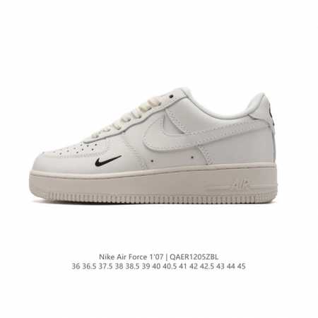 耐克 Nike Air Force 1 '07 Low 空军一号含气垫 小白鞋 低帮百搭厚底增高休闲运动板鞋。柔软、弹性十足的缓震性能和出色的中底设计，横跨复古 - 点击图像关闭