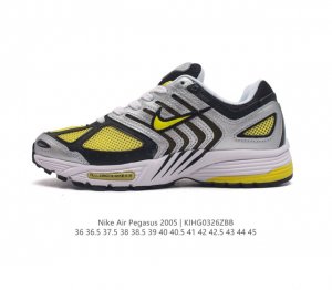 耐克nike Pegasus 2005 复古运动休闲低帮跑步 Pegasus 2005 于 2005 年中期首次亮相 从视觉上看 这款运动鞋与 2002 年的同