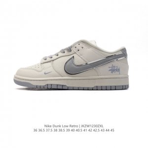 真标 耐克 男女鞋 Nike Dunk Low 运动鞋复古板鞋，尽情迈步，彰显个性风采。采用柔软皮革鞋面，经久耐穿，塑就如元年款 Dunk 般的复古质感。全掌型