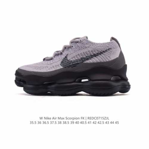 公司级 耐克 Nike Air Max Scorpion Fk 气垫缓震运动鞋厚底增高男女鞋。次世代气垫搭载全掌长气垫鞋款 而这样的配置，会带来过去所有 Air