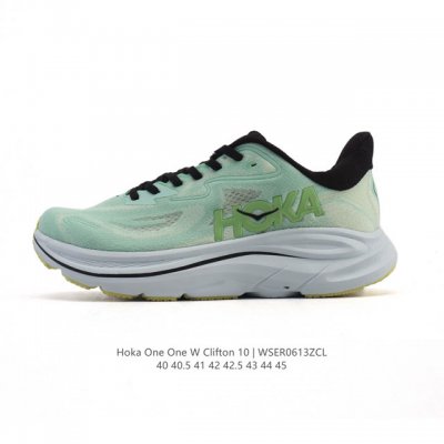 新款 Hoka One One 推出升级 Clifton 10 克利夫顿10代 男士休闲跑步鞋轻量缓震运动鞋。Hoka One One的Clifton克利夫顿系