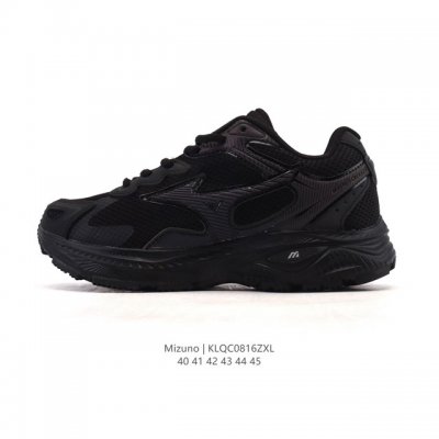 公司级 Mizuno 美津浓 复古时尚休闲舒适减震运动跑步鞋 美津浓Wave机械缓震，可以说是机械缓震跑鞋科技的翘楚。有着非凡的适应性，有着充分而持久的缓震能力