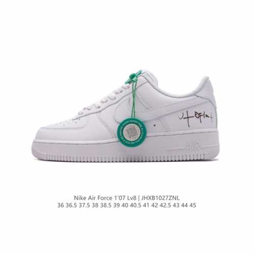 公司级 附赠送logo清洁刷 AF1耐克 Nike Air Force 1 ‘07 Low 空军一号 厚底增高百搭休闲运动板鞋 原楦头原纸板 打造纯正空军版型，