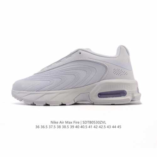 新品 耐克 Nike 2025年新款 Air Max Fire休闲鞋 气垫百搭厚底增高老爹运动跑步鞋If262 02 时尚利落，富有支撑力，是 Air Max