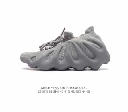 阿迪达斯 Adidas Yeezy 450 侃爷椰子 贾斯丁比伯同款 编织袜套鞋 该系列搭配夸张的锯齿中底设计 独特的上翻结构十分符合各路球鞋玩家给他的爱称 中 - 点击图像关闭
