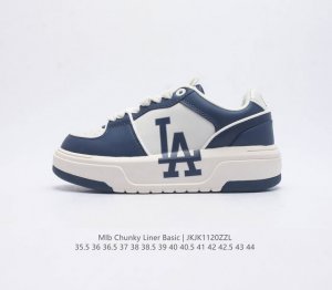 Mlb Chunky Liner Basic 人气单品学长鞋系列轻量增高厚底百搭休闲运动板鞋 男女轻便胶鞋 高级街头休閒品牌鞋 Mlb Chunky Liner