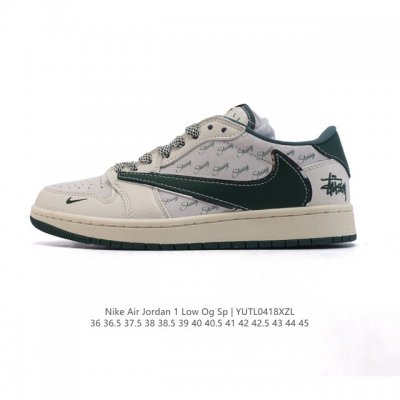 公司级 真标 耐克 Nike Air Jordan 1 Low Og Sp Military Blue Aj1乔1倒勾 2025年新款 蛇年新款 蛇纹低帮篮球鞋