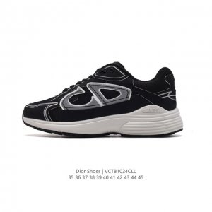 公司级 Dior 迪奥 高奢品牌 彰显高级气质 Dior 运动鞋低帮系列复古百搭休闲鞋时尚慢跑鞋厚底老爹鞋。 码数：35-45 编码：VCTB1024CLL