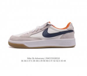 Nike 耐克 Sb Adversary 中性低帮运动板鞋 滑板鞋 Nike Sb Adversary 男滑板鞋回归基本设计 皮革和织物打造的经典外观灵感来自