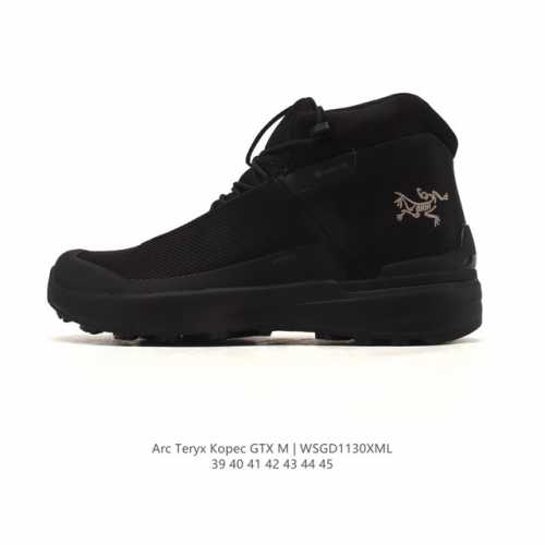 公司级 始祖鸟 Arc’Teryx 男鞋新款中帮登山鞋 Kopec Mid Gtx 覆盖防水轻量缓震耐磨徒步鞋时尚经典轻便舒适防水登山鞋舒适百搭 中高帮 徒步鞋