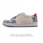 真标 耐克 Nike Air Jordan 1 Low Og Sp Military Blue Aj1乔1倒勾 2025年新款 蛇年新款 低帮篮球鞋 Aj1 乔