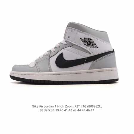 耐克 Jordan 乔丹 1 Zoom Air Retro High 经典复古篮球鞋 Aj1 乔丹1代 乔1运动鞋，优选Rb+Eva组合鞋底版，男女鞋真标，采用 - 点击图像关闭