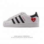 阿迪达斯 Adidas Superstar 2025年新款鞋子 经典贝壳头系列 新款休闲板鞋潮流男女士运动鞋 。鞋面皮革拼接材质 标志性的贝壳鞋头，简约的线条。
