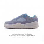 耐克 Nike 乔丹 Jordan Flight Court 时尚休闲 防滑耐磨 低帮运动鞋 复古篮球鞋 男女同款 Jordan 新鞋型 又来了！新配色曝光！滑