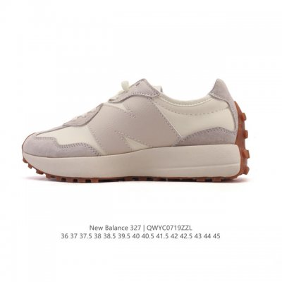 真标 Nb 新百伦 New Balance 327系列复古休闲运动慢跑鞋时尚男女运动鞋 以更纯粹的复古风格设计打造的全新造型 侧身还以解构设计，将 N 字标志以