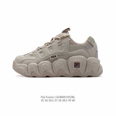 公司级 斐乐 女款老爹鞋 Fila Fusion 厚底增高百搭运动鞋 意大利百年经典运动品牌，网红单品 小红书推荐爆款 Fila斐乐新款小白鞋斐乐潮牌文化街头风 - 点击图像关闭