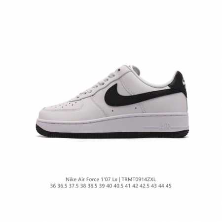 耐克 Nike Air Force 1 '07 Low 空军一号含气垫 低帮百搭厚底增高休闲运动板鞋 小白鞋 。柔软、弹性十足的缓震性能和出色的中底设计，横跨复 - 点击图像关闭