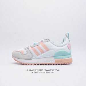 Adidas 女板鞋 阿迪达斯官方三叶草 Zx 700 Hd Shoes 经典运动鞋 这款摩登经典鞋，旨在带来复古风。融合摩登设计，力求带来平衡。 系带设计 网