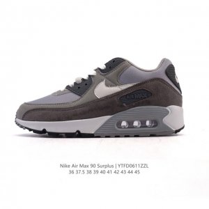 Nike 耐克 Air Max 90 Surplus 男女子休闲运动鞋 气垫运动鞋 透气舒适减震耐磨底休闲运动跑步鞋，设计均采用无缝防水 Tech Tuff 挡
