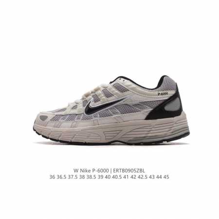 耐克 Nike 男女子休闲运动鞋p-6000Premium 轻便舒适透气防滑缓震耐磨跑步鞋。P-6000 是一款植根于 2000 年代风格的混合款式，让人想起去 - 点击图像关闭