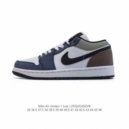 190 耐克 乔丹Air Jordan 1 Low Aj1 乔1 乔丹1代Aj1 低帮复古文化休闲运动篮球鞋。从1985 年面世的元年款汲取设计灵感，采用简洁大 - 点击图像关闭
