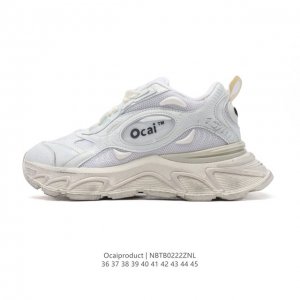 公司级 国潮新品 Ocai 复古鞋 Ocaiproduct 慢跑鞋 时尚休闲男女士运动鞋 厚底增高老爹鞋。这双鞋最近火了！整体上，不挑性别和穿搭。灰白的主色调，