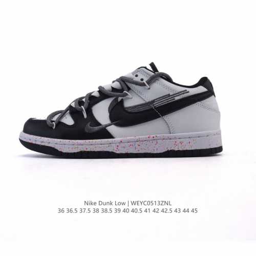 公司级 耐克 Nike Dunk Low Retro 运动鞋复古板鞋 解构绑带 双鞋带。作为 80 年代经典篮球鞋款，起初专为硬木球场打造，后来成为席卷街头的时