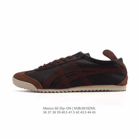 公司级 Asics 亚瑟士 男女鞋真标半码制 配足弓鞋垫 日产经典老牌-鬼塚虎 Onitsuka Tiger Mexico 66经典墨西哥系列复古经典百搭板鞋休 - 点击图像关闭