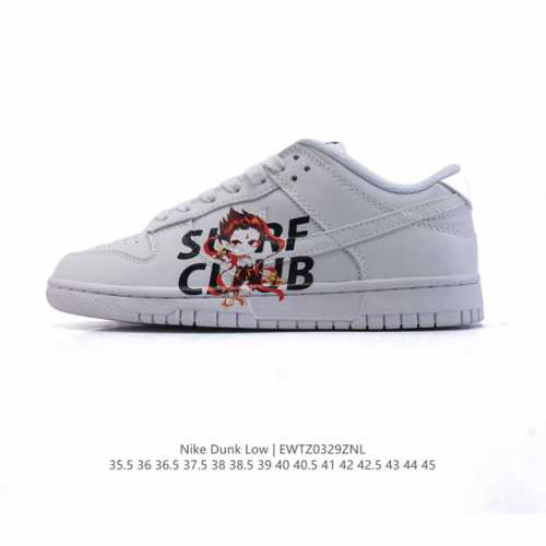 公司级 耐克 Nike Dunk Low Retro 运动鞋 2025蛇年限定 新年鞋子 哪吒之魔童降世 经典复古板鞋。作为 80 年代经典篮球鞋款，起初专为硬