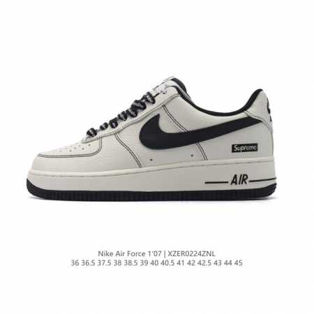 公司级 耐克 Nike Air Force 1 '07 Low 空军一号含气垫 小白鞋 2025年新款 低帮百搭厚底增高休闲运动板鞋。柔软、弹性十足的缓震性能和 - 点击图像关闭
