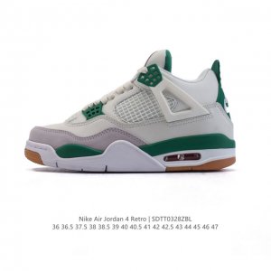 200 【头层皮】耐克 Nike Air Jordan 4 Retro Og迈克尔·乔丹Aj4代乔4 中帮复古休闲运动文化篮球鞋。秉承轻量化的速度型篮球鞋设计思