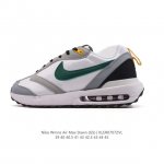 耐克 Nike Air Max Dawn 黎明系列 低帮气垫百搭休闲运动慢跑鞋，从配色上彰显出浓厚的复古气质。最大的亮点当属鞋型设计上加入结构元素，汲取1984