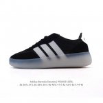 公司级 阿迪达斯 Adidas Barreda 考拉派对 复古休闲 清新 舒适百搭 德训鞋 T字头 防滑耐磨 低帮 板鞋 男女款运动鞋。鞋头加宽设计提升了穿着舒