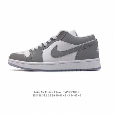 公司级 耐克 乔丹Air Jordan 1 Low Aj1 乔1 乔丹1代Aj1 低帮复古文化休闲运动篮球鞋。从1985 年面世的元年款汲取设计灵感，采用简洁大 - 点击图像关闭