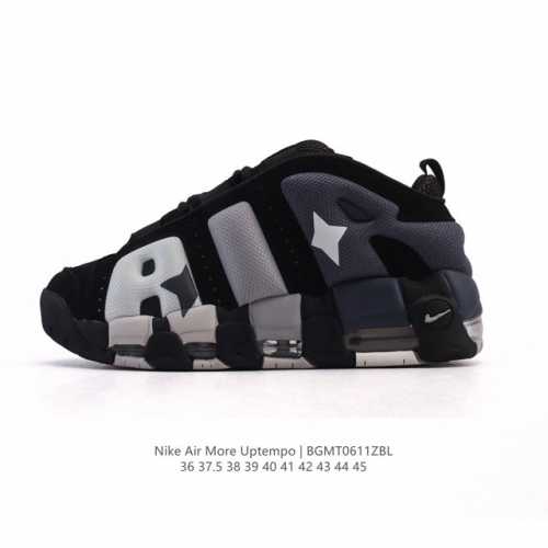 耐克 Nike Air More Uptempo '96 皮蓬全掌气垫男女子运动鞋厚底增高缓震慢跑鞋。续写 20 世纪 80 年代和 90 年代篮球运动飞速发展