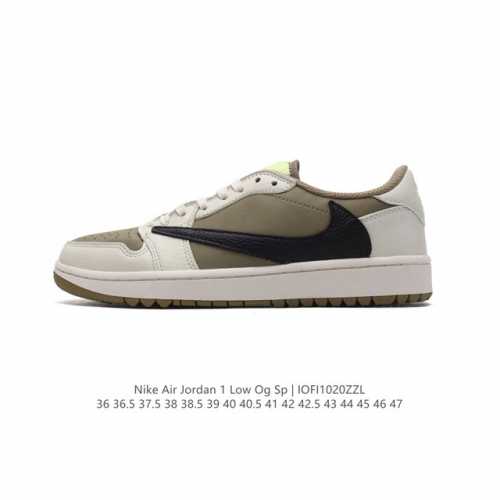 真标 耐克 Nike Air Jordan 1 Low OG SP Military Blue AJ1乔1 倒勾低帮篮球鞋 AJ1 乔丹1代 aj1 乔1 反向