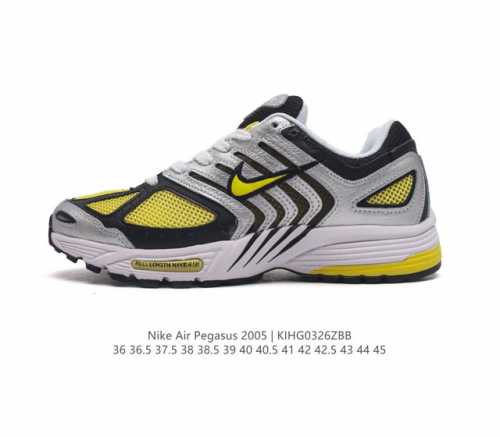 耐克nike Pegasus 2005 复古运动休闲低帮跑步 Pegasus 2005 于 2005 年中期首次亮相 从视觉上看 这款运动鞋与 2002 年的同