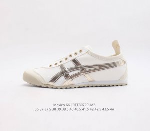 Asics 亚瑟士 男女鞋真标半码制 日产经典老牌-鬼塚虎 Onitsuka Tiger Mexico 66经典墨西哥系列复古经典百搭板鞋休闲运动鞋慢跑鞋 采用