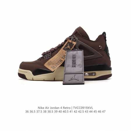公司级 耐克 Nike Air Jordan 4 Retro Og迈克尔 乔丹aj4代乔4 中帮复古休闲运动文化篮球鞋。秉承轻量化的速度型篮球鞋设计思想完成设计 - 点击图像关闭